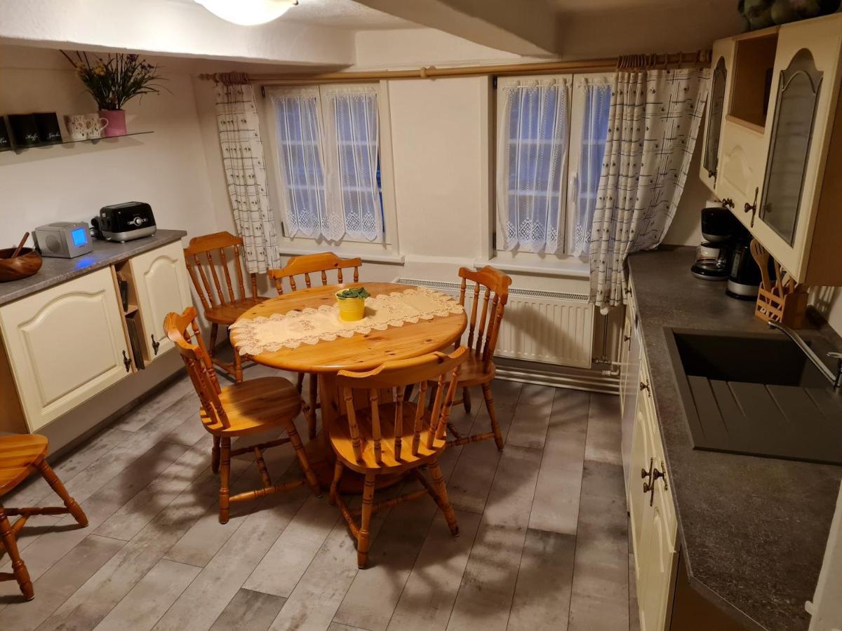 Ferienhaus Schatzliebe เควดลินบวร์ก ภายนอก รูปภาพ