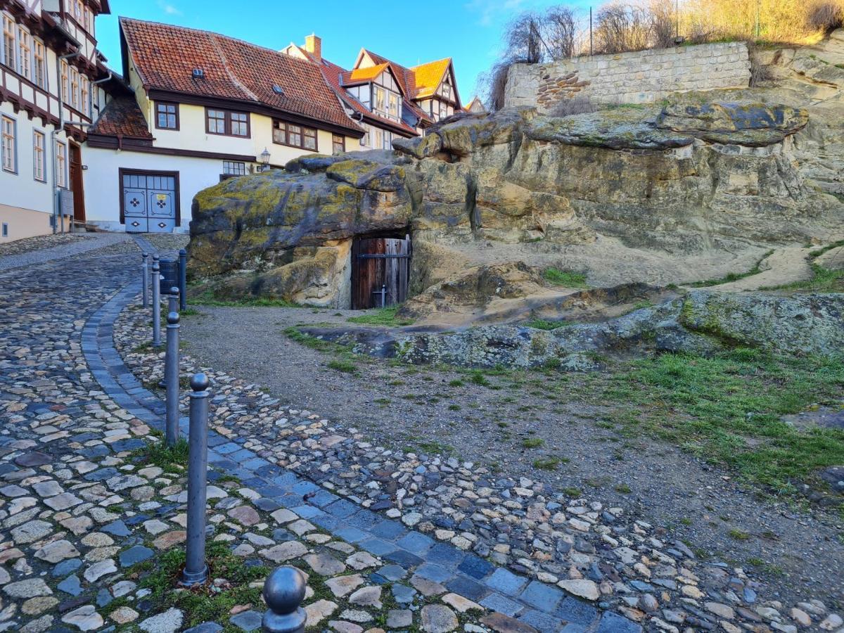 Ferienhaus Schatzliebe เควดลินบวร์ก ภายนอก รูปภาพ
